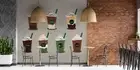 3D Bubble Tea Shop Background Wallpaper Wall Murals Removable Wallpaper 115