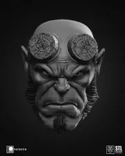 Hellboy Anung un Rama v1 custom head for action figures