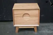 Beaumaris - Bedside Table - Solid Messmate Timber