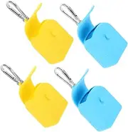 LALADEFIEE Travel Essential Portable Silicone Coin Pouch Keychain Bag Mini Makeup Bag Pouch for Purse