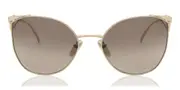 Prada PR 50ZS Asian Fit ZVN3D0 Women’s Sunglasses Gold Size 59