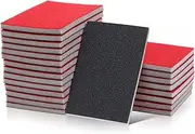 LALAFINA 24pcs Sanding Sponges Flexible Flocking Sandpapers Hand Sandpaper for Wood Metal Plastic Models Automotive 180-3000 Grit
