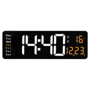 Big Digital Clock Large Screen Wall Clock -Oringe
