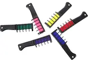 minkissy 6pcs Dyeing Comb Temporary Hair Comb Hair Color Dye Hair Coloring Comb Hair Dyeing Tool Hair Tinting Brush Hair Dye Comb Hair Coloring Brush Colorful