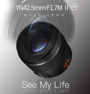 YONGNUO YN42.5mm F1.7M II STM AF/MF Lens for M4/3 M43 Panasonic Olympus Camera