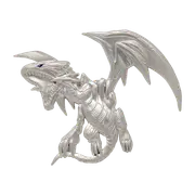 Yu-Gi-Oh! Limited Edition Blue Eyes White Dragon .999 Silver Plated XL Pin Badge