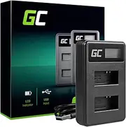 Green Cell® AHBBP-301 Charger for GoPro AHDBT-201, AHDBT-301, AHDBT-302 Batteries and HERO3 HERO3+ Black/Silver/White Edition Cameras (2.5W 4.2V 0.6A Black)