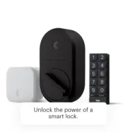 NEW! August Home Smart Lock + Connect Wi-Fi Bridge + KEYPAD (DARK GREY)