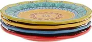 [Certified International] Valencia Dessert Plates (Set of 4), 8.75", Multicolor