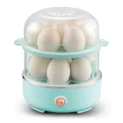 EGC1215M Easy Egg Cooker, Stainless-steel Heating Plate, -Tiered, 14-Egg Capa...