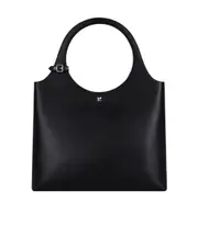 Courrèges Holy Day Leather Tote Bag One size black