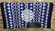 EQUIGEAR Western Show Horse Saddle Blanket New Zealand Wool Western Design Handmade Saddle Blanket Top Wool Pad Sensor Flex (Customization Available) QW03 (34x42)