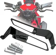 KAIQIVEM Motorcycle Mirrors Stealth Wind Wing Side Rearview Mirrors Compatible With Ducati Streetfighter V4 S V2 Diavel 1260 Hypermotard 698 821 950 1100 MONSTER 821 1200 S Multistrada Scrambler