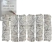 SOUL STICKS 9" Organic White Sage Smudge Sticks (6 Pack) Smudging Incense Sticks for Stress Relief, Home Cleansing, Meditation & Smudging Rituals | Sustainably Sourced California White Sage Bundle