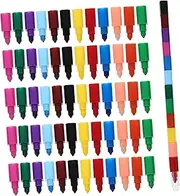 12pcs Crayon Set Sturdy Design Easy to Stack for Creative Boys and Girls Activities
