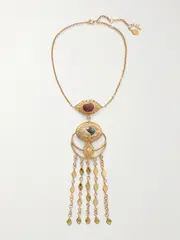 [Chloé] Chloé - Gold-tone Jasper Necklace - One size One size Gold
