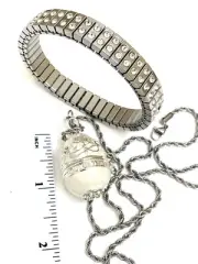 Silver Faberge Necklace Faberge locket Faberge egg Mom Valentine Mothers gift