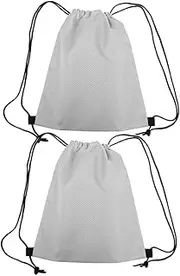 1set Sports Bag Backpack Athletic Backpack for Women Gym Bag Backpacks Womens Backpack Waterproof Backpack Shoulder Bag Drawstring Storage Bag Drawstring Bag Grey Oxford Cloth 2pcs/108