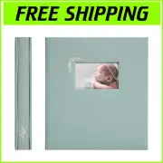Elegant Flax Linen Photo Album with Customizable Window - 500 Photos Capacity