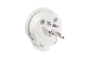 HPM 3 Pin 25A Side Entry Plug White | 106/5WE