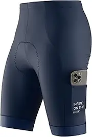 [INBIKE] Cycling Shorts Mens 3D Padded with Pockets MTB Road Bikes Sports Outdoor Summer High Elasticity and Breathability JRD02
