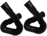 YOSADIER Automotive Heater Vent Air Ducting 2pcs Heater Outlet Duct Retractable Hose Kit