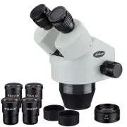 AmScope 7X-180X Binocular Zoom Power Stereo Microscope Head