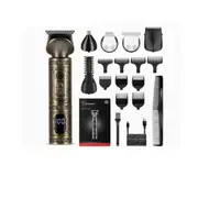 6 in 1 Hair Clipper And Trimmer Set USB Rechargeable for Men Bronze