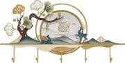 Coat Rack Wall Mount Wall Hanging Coat Hooks Creative Entryway Clothes Hooks Entry Hooks Coat Hooks Wall Hanging Wall Behind The Door Metal Hangers Wall Coat Hooks