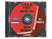 CD-ROM 1966 Galaxie Shop Manuals Full-Size and Mercury LTD Monterey New