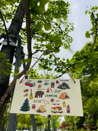 在飛比找松果購物優惠-美式鄉村木板掛牌 裝飾露營汽車賀卡 (8.3折)