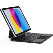For Apple iPad 10th 10.9" 11th 11" Tough On Magnetic Keyboard Case with Trackpad