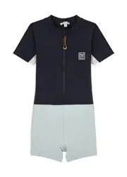 Liewood Kids Marinus Colourblocked Swimsuit (6-24 Months) - Navy - 74 (9 Months) 74 (9 months)