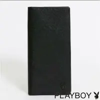 在飛比找蝦皮購物優惠-【PLAYBOY】翻蓋長夾 錢包 Centers系列(黑色)