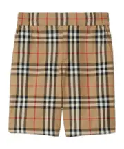 Burberry Kids Vintage Check Elasticated Bermuda Shorts 8Y,4Y,14Y,3Y,12Y,10Y Collection Beige