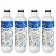 4 X LG Refrigerator Water Filter LT1000P / ADQ747935 For GF-V708MBSL Replacement