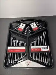 Texas Best Chrome Vanadium Combination Spanner Set 32 Pieces Mirror Polished