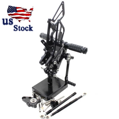 CNC Rearsets Rearset Foot Pegs For Honda 2003 2004 2005 2006 CBR600RR Foot Rests