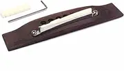 HAMPPLIES 6 String Acoustic Guitar Bridge Wooden Guitar Bridge Parts Archtop Guitar Bridge Guitar