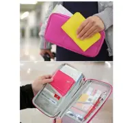 Large Travel Wallet Organizer Passport Credit Card Holder Cash Purse Case Bag