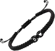 [Generic] Initial Bracelet For Women | 26 Letters Bracelet,Adjustable Mens Initial Bracelet, 26 Letters Initial Charm Bracelet, Handmade For Boys Girls