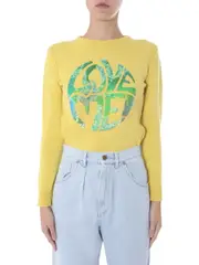[Alberta Ferretti] Alberta Ferretti-"Love Me" Sweater-Donna 38