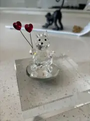 Swarovski Heart Balloons Bear Mini , Perfect Gift For Valentines