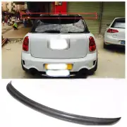 Real Carbon Fiber Rear Roof Spoiler Top Lip For BMW Mini R60 Countryman Cooper S