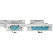 Serial / AT Modem Adapter, DB9 Male to DB25 Female 30D1-05200