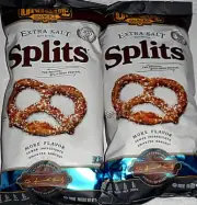 Vegan Unique Hard Pretzel Extra Salt lot of 2-11 Oz Kosher Non GMO Lactose Free