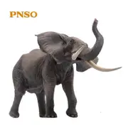 PNSO Big Size African Elephant Figure Classic Toy For Boys Children Animal Model Without retail box