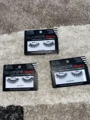 3 Ardell Faux Mink Demi Wispies 66763 False Eyelashes New In Box Never Opened