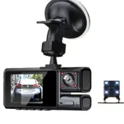 Car Dash Cam DVR 3 Lens Video Recorder Front Inside Rear Camera Parking Monitor (for: Honda Civic)