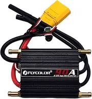 Flycolor 90A Waterproof Brushless ESC Electronic Speed Controller with 5.5V/5A BEC and XT90 4.0mm Banana Head Connector for Model Ship RC Boat